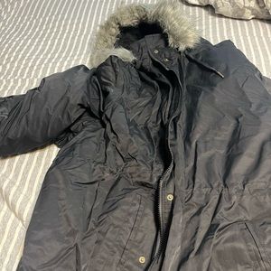 BNWOT winter coat with fur hood